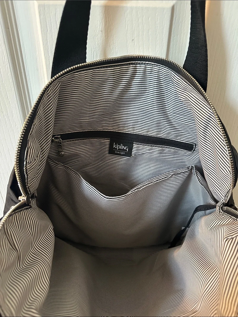 Kipling Black Laptop Tote Bag